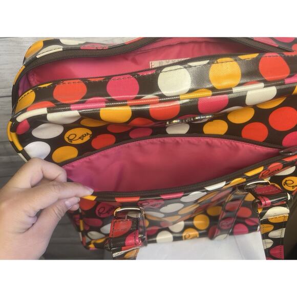 Roxy Polka Dot Bug Purse/Bag | Pink Orange Brown | Y2K Vintage | READ - Picture 6 of 8